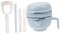 BESTonZON Set Babynahrungs Mahlschüssel Babyschalen Babynahrungszubereiter Und Dampfgarer Babynahrungsmühlen Manuelle Hand Babydampfgarer Und Püreemaschine Babynahrungsstampfer