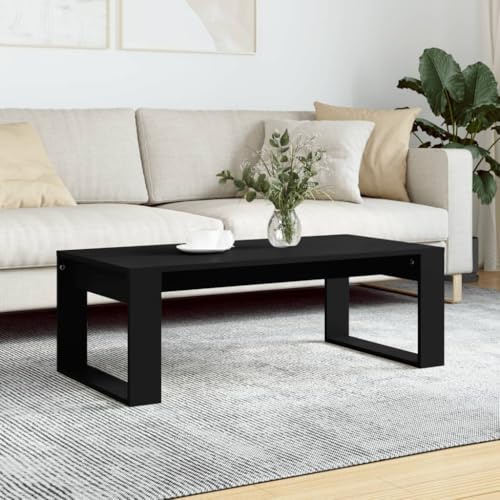 Xichuzi Couchtisch Schwarz 102x50x35 cm Holzwerkstoff, Living Room Table, Wohnzimmertisch, Beistelltisch, Side Table & End Table, Coffee Table