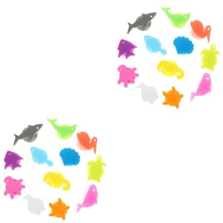 OKUMEYR 48piezas Marcadores De Vino Marinos De Silicona Ventosa Identificadores De Copas Coloridos Para Fiestas y Eventos Sociales