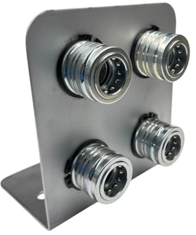 Supporto piastra di fissaggio completa di 4 innesti rapidi Push Pull
