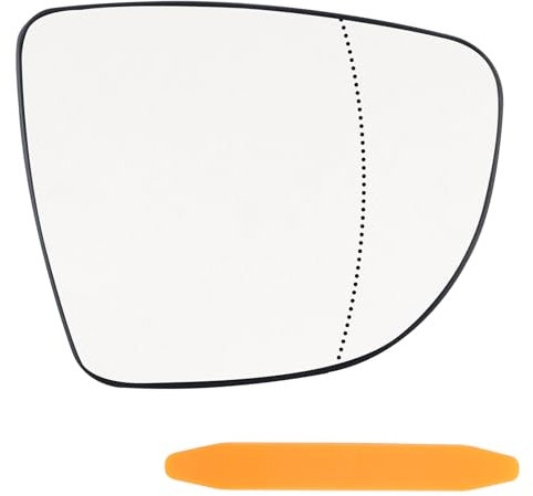 NewZC Cristal Retrovisor Derecho para Renault Clio 4 2012-2019/Captur 2013-2020/Zoe 2012-2020 - Lado del Pasajero Espejo Retrovisor Coche Exterior Reemplazo con Herramientas de Palanca Automóviles