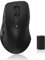 Kabellose Gaming-Maus, 26.000 DPI, 8K-Abtastrate, ultraleicht (53 g), mit Eisbeschichtung, ergonomisch, 3 Modi (2,4 GHz/USB-C/Bluetooth), wiederaufladbar, kompatibel mit Laptop, PC, Mac, Schwarz