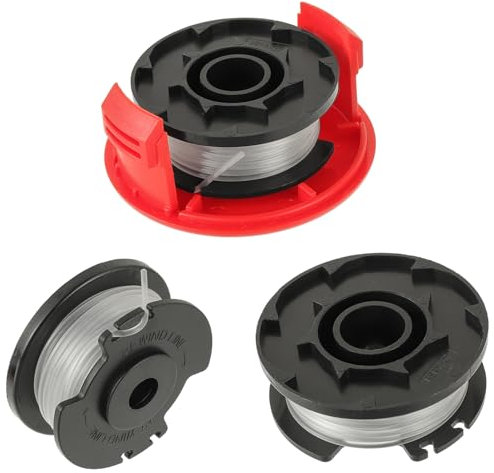 EPLZON Bobina di Filo per Einhell GE-CT 18/28 Li e GE-CT 18/28 Li TC, Lunghezza 5 m Ø 1,6 mm (3 Bobine + 1 Tappo)