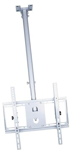 Aioneer Soporte De TV De Techo Ajustable, Compatible con Televisores De 40 A 55 Pulgadas. Soporte De TV De Techo Inclinable Y Telescópico, con Capacidad De Carga De 70 Kg/154 LB.,One Color-0.74m