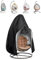 Genérico Funda para Silla Colgante Impermeable, 210D Oxford Funda Silla de Huevo Jardin, Cubierta para Silla de Columpio Exteriores(115x190CM)