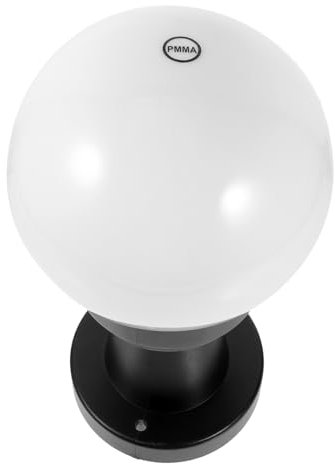 Ersatz Lampenschirm für Außenwandleuchte Dekorative Kugel Lampe für Gartenzaun und Säulen Langlebig Installieren für Wohn und Gewerbeimmobilien