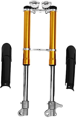 VALICLUD Mini Forcella Anteriore per Dirt Bike Ammortizzazione Shock Absorbing Facile Installazione Resistente All Usura e Alla Corrosione Accessori per Off Road