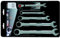 KS Tools 503.4205 GEARplus Ratschenringmaulschlüssel-Satz, 5-tlg. 8-19mm