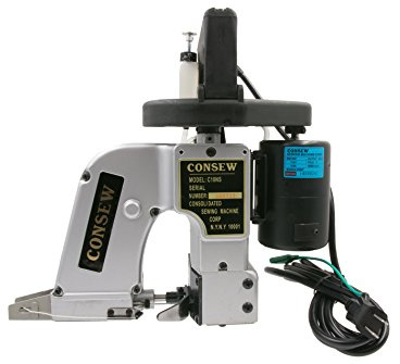 Consew C10NS Heavy Duty Single Needle Chainstitch Portable Bag Closer/Closing Sewing Machine