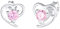 Elli Ohrringe Damen Herz Motiv Elegant mit Zirkonia Kristallen aus 925 Sterling Silber
