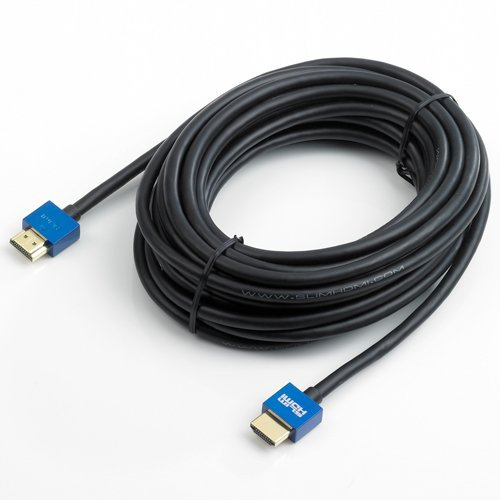 SlimHDMI 7.5m Slim HDMI Cable, The World's Slimmest HDMI Lead? (Gold Plated, 1080p, 3D, High Speed, ARC)