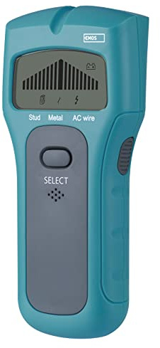 EMOS M0501 Multidetektor, Leitungssucher, multifunktionales Ortungsgerät | Detektionsgerät für Holz, Metall, Stromleitung, Wandscanner, batteriebetrieben, IP54, Blau
