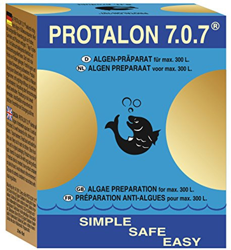 Phixnozar Esha 79020 Aquarien & Zubehör Protalon 7.0.7, 20 ml - Algenbekämpfungsmittel für Aquarien - 7 Tage Tropfen Kur - 40 g