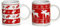 Annastore 12 x Weihnachtstassen - Glühweinbecher mit schönen Motiven Farbe 12 x Elchdesign