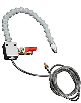 Nebel-Kühlmittel-Kühlsprühgerät-Sprühdüse Nebel-Kühlsystem Für Graviermaschine Drehmaschine (Weiß)