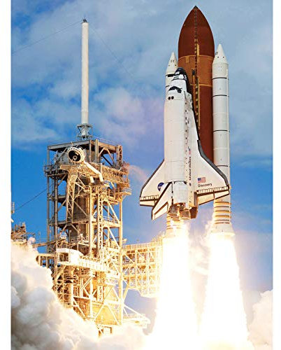 Space NASA Shuttle Discovery Rakete Launch Foto Extra Groß XL Wand Kunst Poster Print