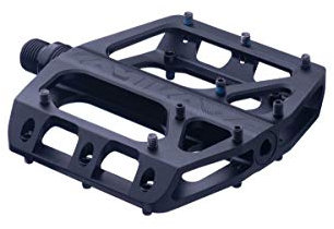 SixPack Racing Kamikaze Pedale, flach, für Erwachsene, Unisex, Stealth Black, Single