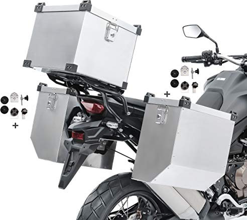 Alu Koffer 36-41L Topcase 38L für Yamaha TDM 900/850