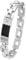 Amor Armband Edelstahl Carbon Herren Armschmuck, 24 cm, Silber, Kommt in Schmuck Geschenk Box, 9354788