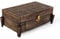 Ajuny Handgeschnitzte Dekorative Schmuckschatulle aus Holz Handgefertigt Vintage Andenken Aufbewahrung Reise Organizer Schatzkiste Schmuckhalter Ohrringe Halsketten Uhrenboxen, ideal Geschenke