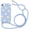 Yoedge Collana per Apple iPhone 8/7 / SE 2022 / SE 2020 4,7, custodia per telefono con cordino ultra sottile morbido TPU Bumper Cover antiurto con cordino regolabile Case Cover,Margherita