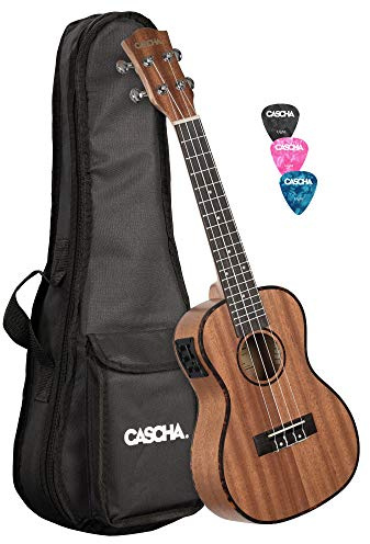 Concert Ukulele Mahogany Lefthand (incl. Bag padded, 3 Picks)