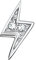 Thomas Sabo Einzel Ohrstecker Blitz 925 Sterling Silber H2217-051-14