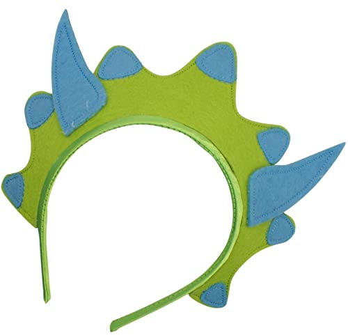 Topkids Accessories Unisex Dinosaurier Drachen Maske Jungen Mädchen Drachen Stirnband Zubehör (Grün Dino Stirnband)