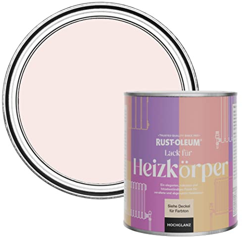 Rust-Oleum Pink Heat Resistant Radiator Paint in Gloss Finish - China Rose 750ml
