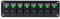Riloer Pannello interruttore combinato a 3/4/5/6/8 gang, 12 V/24 V, pannello interruttore a levetta modificato con luce LED, universale, per barche, auto, camper, roulotte