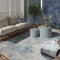 MY-RUG Outdoor-Teppich Ishaan waschbar - Rechteckig, blau-grau, strapazierfähig und geeignet für den Außenbereich, 230 x 160 cm, Terassenteppich