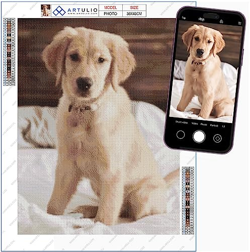ARTULIO 5D Diamond Painting Eigenes Foto - 30x30 cm – 5D Diamant Painting Bilder
