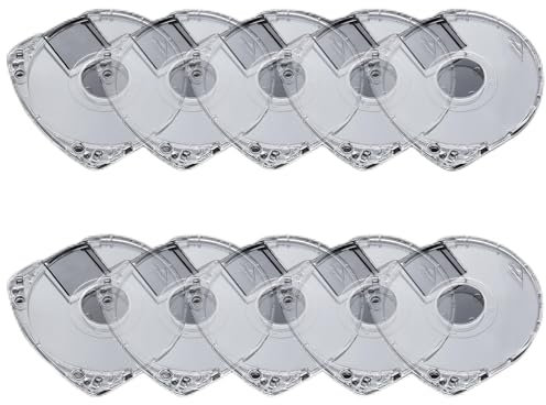 Copkim DVD-/CD-Hülle, transparent, 5 mm, für PSP 1000, 2000, 3000, 10 Stück
