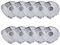 Copkim DVD-/CD-Hülle, transparent, 5 mm, für PSP 1000, 2000, 3000, 10 Stück