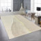 Teppich-Traum Teppich Wohnzimmer Schlafzimmer modern edel elegant Kurzflor Gold/Silber glänzend beige/Creme 120 x 170 cm