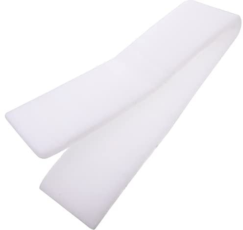Yardwe Thick Filter Sponge for Fish Tank Aquarium Filter Pad Biochemical Filter Pad 1m x 12cm White Reusable and Sturdy
