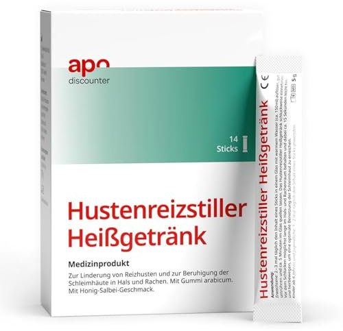 Hustenreizstiller Heißgetränk von apodiscounter 14X5 g