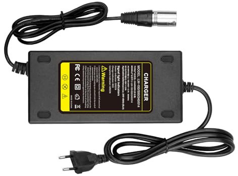 ARyee 29V 24V 5A Hoverboard Ladekabel, 29V 5A Scooter Ladegerät für 24V Blei Säure Akku, für Elektroroller E-Bike Golfwagen Rollstuhl Motorrad, 3 pin XLR Stecker