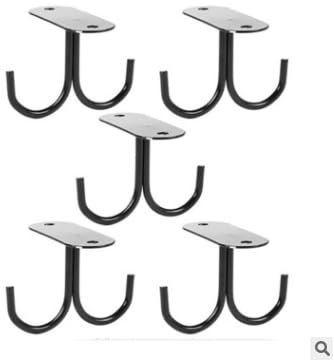 Ehuihuan Porte-tasses lourd pour café - En métal noir - Fixation murale - Crochets décoratifs pour tasses de cuisine