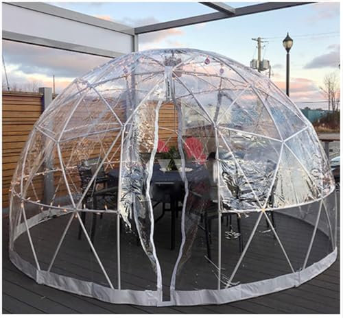 Tenda a Cupola a Bolle, Tenda da Campeggio Trasparente per Esterni da Giardino per 4 Stagioni, Tenda da Campeggio Trasparente, per Cortili, Gazebo con baldacchino, Tenda da Schermo, Stanza,3.6M