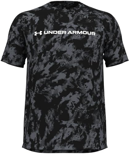 Under Armour - Tech ABC Camo T-Shirt für Herren, Farbe Schwarz/Weiß (001), Größe: XXX-Large x Tall