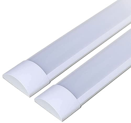 ZONE LED SET - LED Lichtleiste, 120cm, 40W, 4800 Lumen, Tageslicht 4000K, IP20, 120 lm/W, LED Langfeldleuch Innenmontage (2-er Pack)