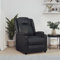 LAPOOH Relaxsessel Schwarz Kunstleder, Fernsehsessel, Kinosessel, Lesesessel, Tv Sessel, Ohrensessel, Armsessel, Seselstuhl Wohnzimmer - 348413