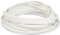 GORGECRAFT 5mx5mmx1mm Bianco Foldover Leather String Cordoncino Piatto in Pelle con Grana di Litchi Strisce in Pelle di Agnello A Doppia Faccia Cinturino in Pelle Rifiniture in Pelle per Creazione