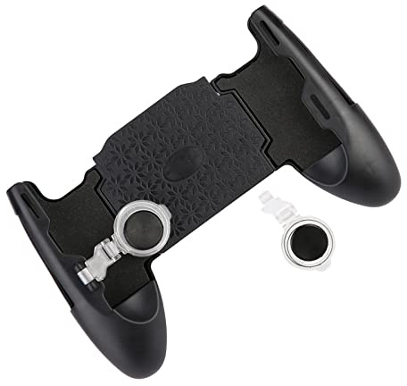 Culnflun Universal Gamepad Handy GameController Servable ergonomically with joystick and bracket for 4.5 6.5 inch smartphones black ABS material