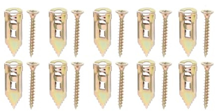 Hohlwandfixierer aus Metall, Goldfarben, für Trockenbau