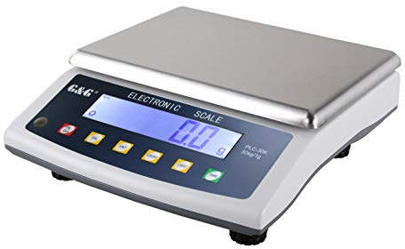 G&G PLC 15kg/0.5g Präzisionswaage Feinwaage Tischwaage