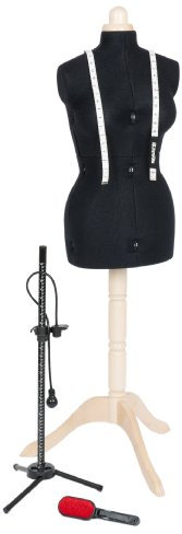 ADJUSTOFORM 8 Schneiderbüste, weibliche Form, Schwarz