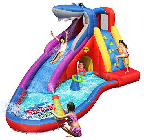 Happy Hop Gioco Gonfiabile Scivolo Squalo Happy Air - Art.9417