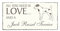 SCHILD Dekoschild « All you need is LOVE and a JACK RUSSEL TERRIER » Dog Hund Vintage Holzschild Türschild Haustier